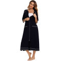 Zipper Women Sleepwear Pajama Maternity Dress 3/4Sleeve Nursing Baby Breastfeeding Nightdress Pregnancy Dress пижама хлопок. 