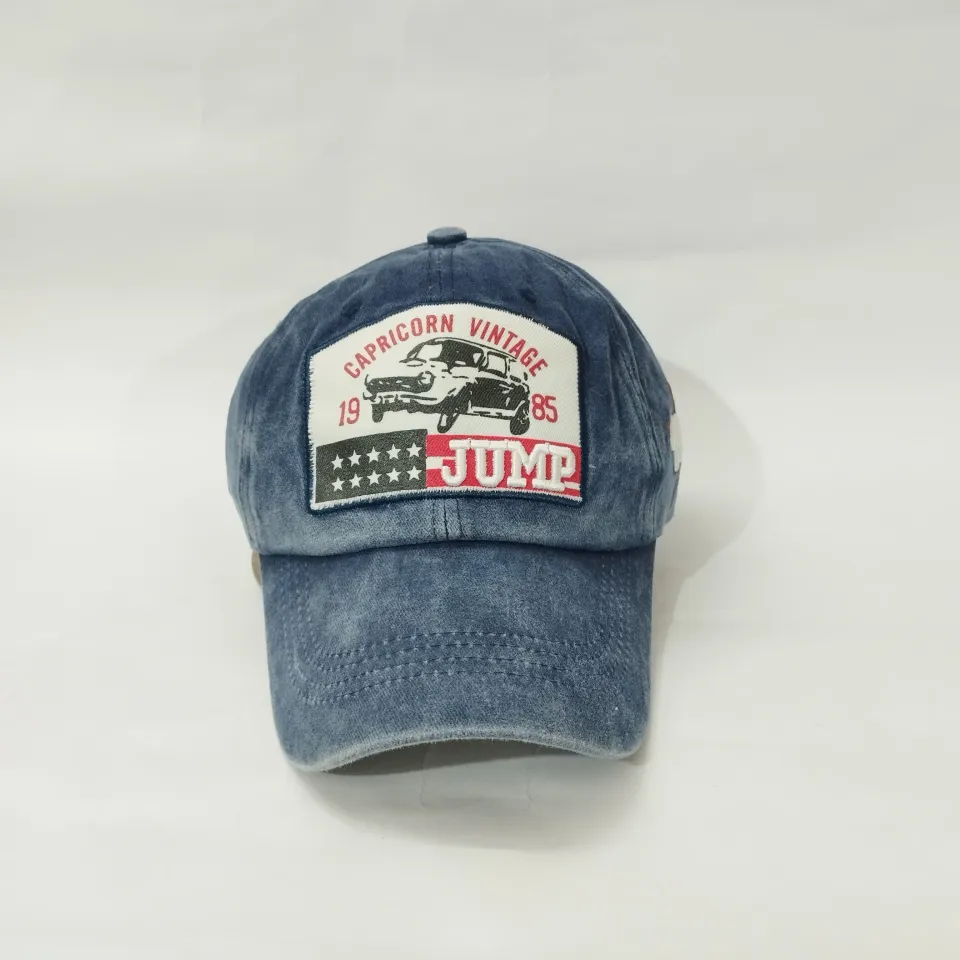 CAPRICORN VINTAGE 1985 JUMP Denim/ jeans Febric Cap/ Hat  display picture 3