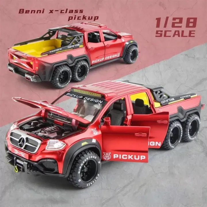 1:28%20Mercedes-Benz%20X-CLASS%20EXY%206X6%20Pickup%20Die-Cast%20Vehicles%20Alloy%20Model%20Car%20Toys%20With%20Light%20&%20Sound%20For%20Gift%20Collection%20-%20Image%207