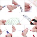 Jewelry Findings Tool Set Open Jump Ring/Lobster Clasp/Tail Chain/Clip Buckle/Drop Kit/Earring Hooks/ For DIY Jewelry Making.