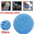 10x Car Microfibre Polishing Foam Sponge Wax Applicator Pads Cleaning Buffer. 