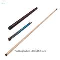 Billiard Pool Cue Segmented 13.8mm Large Tip Punch Cue Hardwood 56inch Pool Stick for Pool Game. 