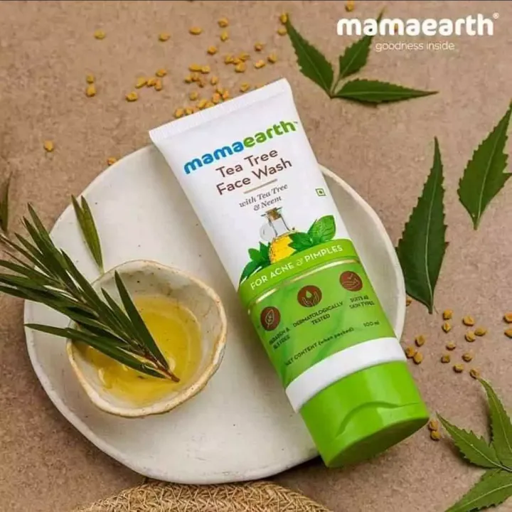 MamaEarth%20Tea%20Tree%20Face%20Wash-100ml%20-%20Image%202