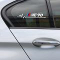 【Mary DAI Store】2PCS M performance car windows sticker E28 E30 E34 E36 E39 E46 E60 E62 E90 E91 for BMW Car accessories. 