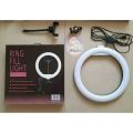 10 inch LED Ring Fill Light Ring light Photography Beauty Light with 3 light modes, 11 adjustable brightness level.