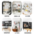 Acrylic hole board wholesale size non-perforated wall storage display rack package pipe decoration shelf hanging board. 