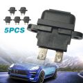 5 PCS Fuse Holders Auto Blade Standard Car Fuses Socket Replacement for Cars Holder Box with Cover Automobiles Accessories Parts.