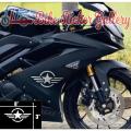 Bike Decal Sticker - Star Wings Logo  ( Waterproof & Premium quality)/ Bike Sticker Gallery. 