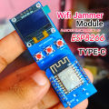 ESP8266 D1 Mini WiFi Development Board with OLED Display & Buttons | WiFi Deauther Educational Kit. 
