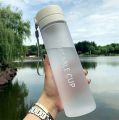 800ml/600ml Large Capacity Sports Fruit Lemon Juice Drinking Bottle Infuser Clear Portable Plastic Water Bottle.