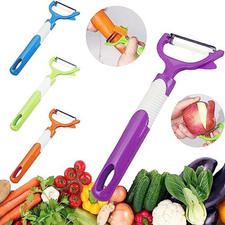 Kitchen Special Peeler | Stainless Steel Peeler | Plastic Handle Melon And Fruit Planer Peelers for Kitchen Potato Peeler set Carrot Peeler Cucumber Peeler