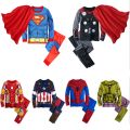 Avengers Superhero Pajamas for Kids Spiderman Iron Man Nightwear Suit Boys Children Long Sleeve Christmas Costume Sleepwear KEEMEEUYZO. 