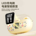 Disne/Disce J300 Bluetooth Headset Shake Voice Cross-border Gift Soft Silicone Electric Display Clip Ear Transparent Foreign Trade. 