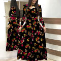 New Women Attractive Premium Quality Rose Print Semi long Kurti Digital print.