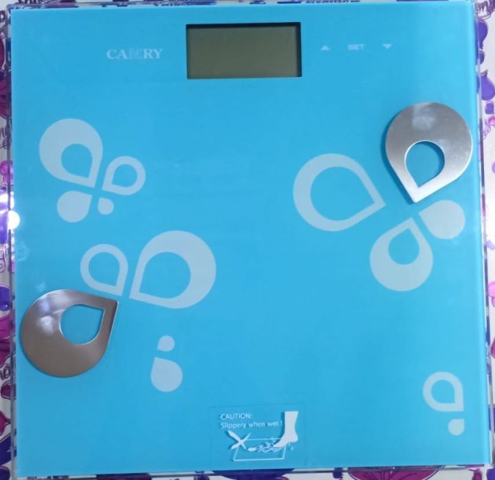 International china product human weight scale Camry glass body EF981 - 1 piece
