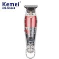 Kemei Km-NG-204 Full transparent Digital meter Hair and Beard Trimmer with fast charging for men - Trimmer - Trimmer. 