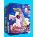 Pokemon Metal Box Card Game - TCG Trading Card Game Tin Can 41 Cards - 1 Random Metal Box. 