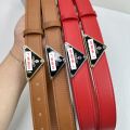 Triangle Belt P Letter Men's and Women's High-End Belt Casual Versatile Shorts Skirt Business Formal Wear Jeans Strap.