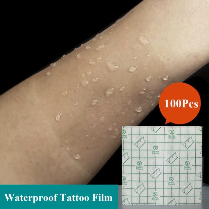 100Pcs%20Tattoo%20Film%20Aftercare%20Protective%20Waterproof%20Tattoo%20Repair%20Patch%20Adhesive%20Medical%20PU%20Film%20Plaster%20Wound%20Dressing%20Fixation%20-%20Image%202