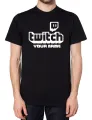 Personalised Twitch Tv Gaming Men T-Shirt Huikoo High Quality 100% Cotton Stream Live Viral Fans Tee Unisex Fathers Day Kid Gift. 