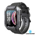 Original C20 Military Smart Watch Men Camouflage Army Outdoor IP68 5ATM Waterproof Sports Heart Rate Blood Oxygen Smartwatch. 