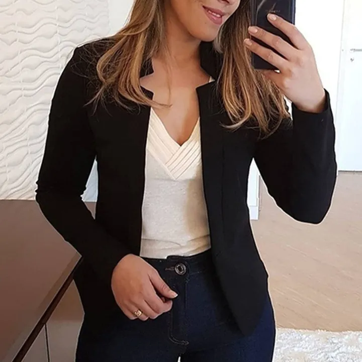 Open%20front%20Cardigan%20Fashionable%20Notched%20Notched%20collar%20Coat%20Daily%20work%20wear%20Collar%20Shirt%20for%20Office%20attire%20Formal%20occasions%20-%20Image%209