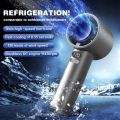 M11 Rechargeable 120 Step Strong Wind Portable Handheld Fan - For Indoor & Outdoor Use.