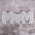 【3C VictoryEagle】Crystal Epoxy Resin Mold Mother's Day Family Love Word Silicone.