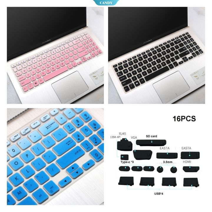 14 Inch Silicone Laptop Keyboard Cover Slim Skin Case for ASUS X509J X512J X515J X515M [CAN]