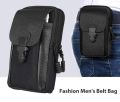 Tactical Pouch Waterproof Nylon PU Leather Men Waist Bags Waist Packs Utility Outdoor Travel Sport Tactical Pockets for Small Card 6 Inch Phone Holder. 