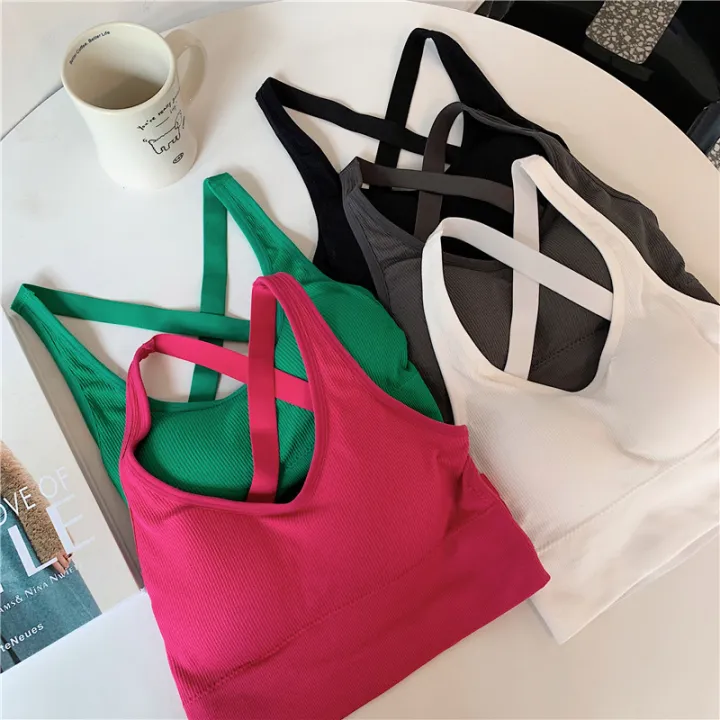 Hot%20Girl%20Sexy%20Beauty%20Back%20Knitted%20Small%20Tank%20Top%20Vest%20Women's%20Inner%20Wear%20Summer%20Underwired%20Padded%20Outer%20Wear%20Underwear%20Top%20-%20Image%202