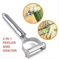Stainless Steel Multi-function Vegetable Peeler & Mango Julienne Cutter Julienne Peeler Potato Carrot Grater Kitchen Tool. 