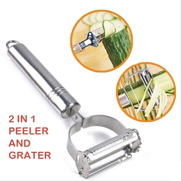 Stainless Steel Multi-function Vegetable Peeler & Mango Julienne Cutter Julienne Peeler Potato Carrot Grater Kitchen Tool