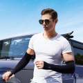 Long  Hand Gloves male female - Black. 