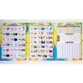 Magic Writing Drawing and Reading including 3 PCS Book and 12 PCS Water Color Pen Children Educational Fun Kids Toy for learner Baby. 