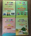 Kids Magic Handwritting Practice Book- 4 PCS SET(Bangla,English,Math & Arabi ) 1 PCS Pen, 7 pcs Sis and 1 Gripper.