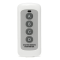 433MHZ Wireless RF Remote Control White 4-Button Remote Control EV1527 Learning Code Wireless Remote Control. 