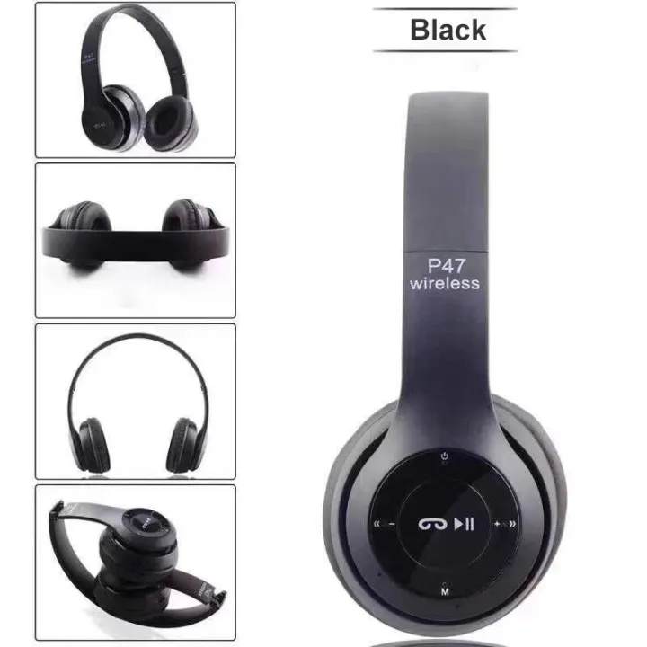 P47%20Stereo%20Head%20Mounted%20Bluetooth%20Headphones%20Multifunctional%20Headset%20Wireless%20Phone%20Speakerphone%20-%20Image%206