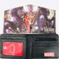 Movie Spiderman Marvel Newest Wallet Avengers Cartoon Iron Man Captain America Thor Hulk Leather Short Purse With Coin Pocket for Kids Men Women Fans.