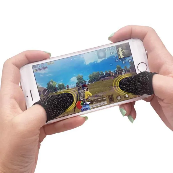 2%20Piece/%201%20Pair%20Breathable%20Mobile%20PUBG%20Finger%20Sleeve%20Press%20Trigger%20Game%20Controller%20Sweatproof%20Gloves%20for%20PUBG%20Mobile%20Gaming%20-%20Black%20-%20Image%204