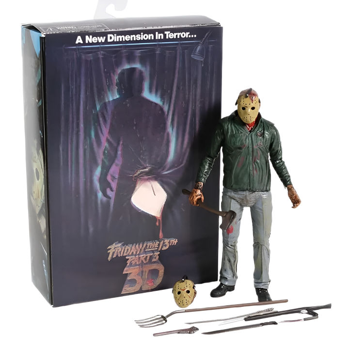 NECA%207"%20Action%20Figure%20Friday%20the%2013th%20Part%20III%203D%20Jason%20Voorhees%20Ultimate%20Toy%20-%20Image%208