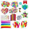 Arts and Crafts Supplies for Kids- Over 1000 Pieces, Colorful, All One. 