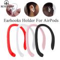 【FUPANG】1 Pair Protective Earhooks Holder Fit Hooks for Airpods Apple Earphones Accessories Silicone Sports Anti-lost. 