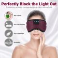 Sleep Headphones Breathable Bluetooth 5.2 Headband 3D Sleeping Headphones Wireless Eye Mask Sleep Earbuds for Side Sleeper Gifts.