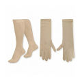 Premium Hand and Leg Full Socks for Girls and Women - Black/Skin Color, Sun Protective, Free Size. 