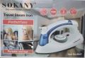 Folding Travel Home Mini Steam Iron Portable Small Clothes Ironing Machine.