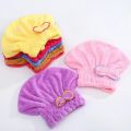 Shower Cap Women Hair Microfibre Quick Drying Bath Spa Bowknot Wrap Towel Hat For room Accessories.
