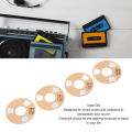 Blank Metal Reel Cassette Tape, 4 Reels 2 Wheel Reliable DIY Reel To Reel Cassette Retro for Music Recording.