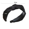 Wide Top Knot Hair Bands For Women Headdress Solid Color Cloth Headband Bezel Girls Hairband Hair Hoop Female Hair Accessories. 