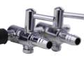 Aquarium 2 Way Shunt Stainless Steel Air Distributor. 